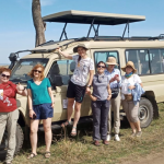 Uganda wildlife safari packages with elephants on safari