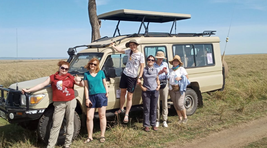 Uganda wildlife safari packages with elephants on safari